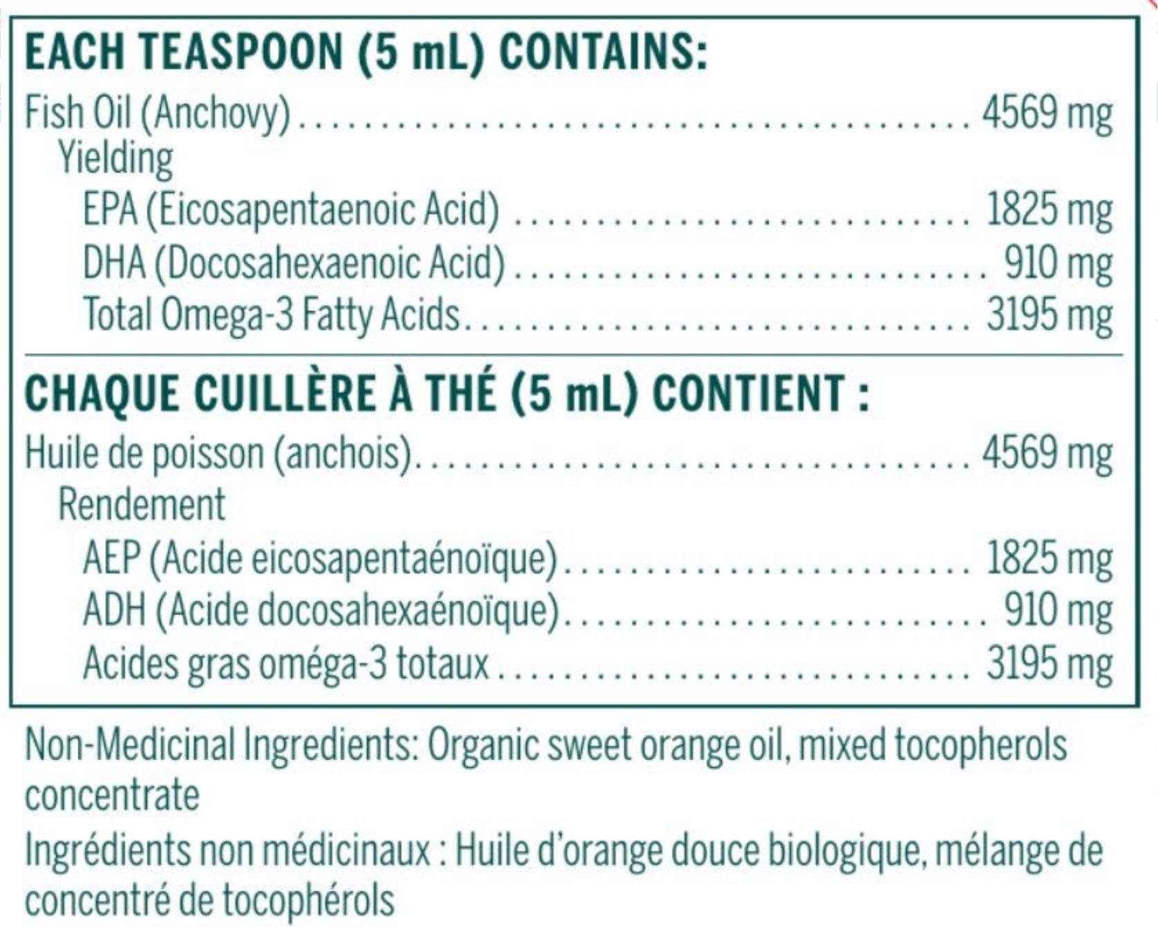 OMEGA EFA LIQUID - Omega 3