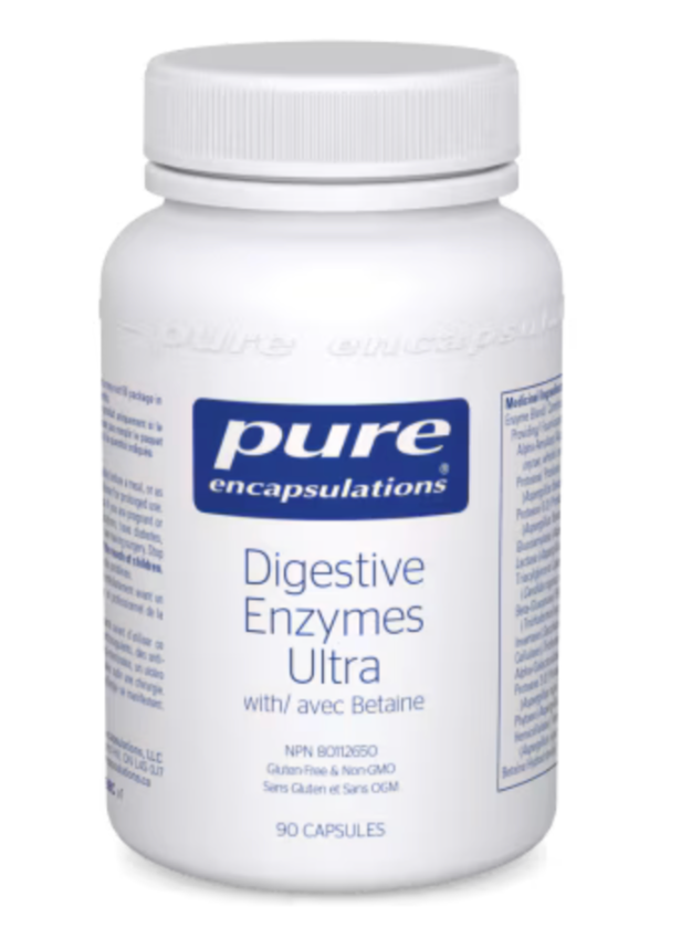 Enzymes digestives Ultra avec Betaine - Pure encapsulations
