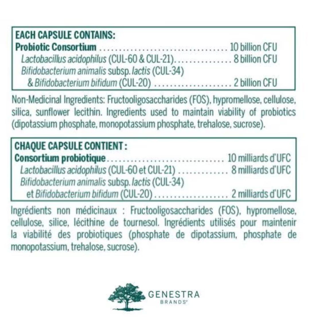 Probiotique HMF Forte(Shelf-stable) - Genestra